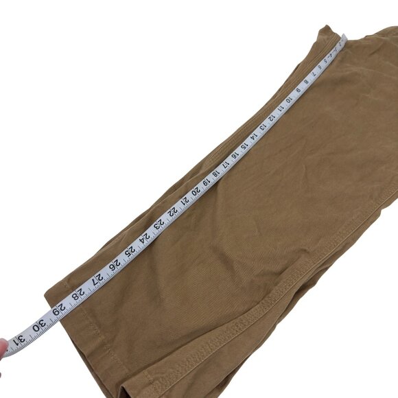 Carhartt Mens Relaxed Fit Brown Work Pants 100% Cotton Size 38x30 - Picture 7 of 10